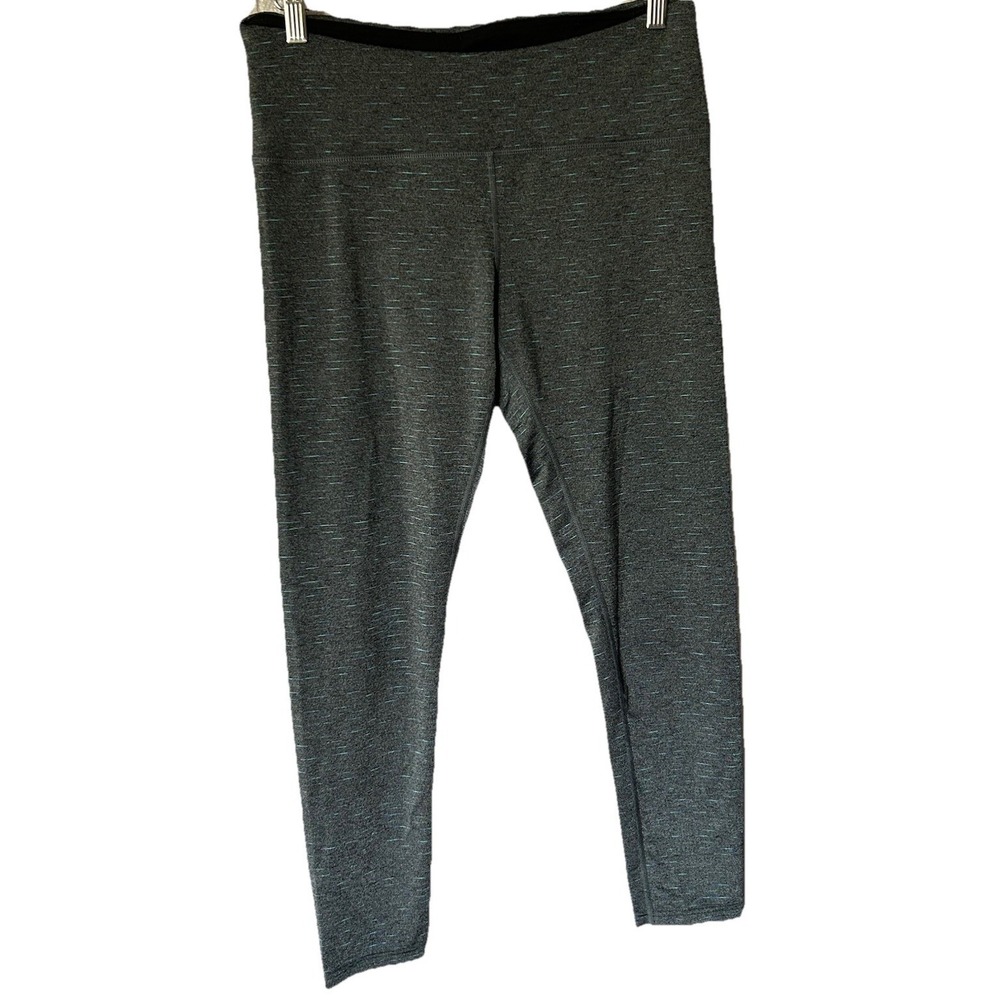 Tuff Athletics Legging Women's Size L Gray Activewear Pockets Yoga Jogging